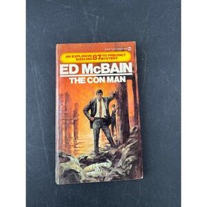 The Con Man Ed McBain 87th Precinct Mystery Signet Paperback 1974 Q5863‎ Vintage